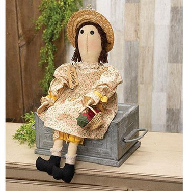Delilah Doll With Berry Basket - The Fox Decor